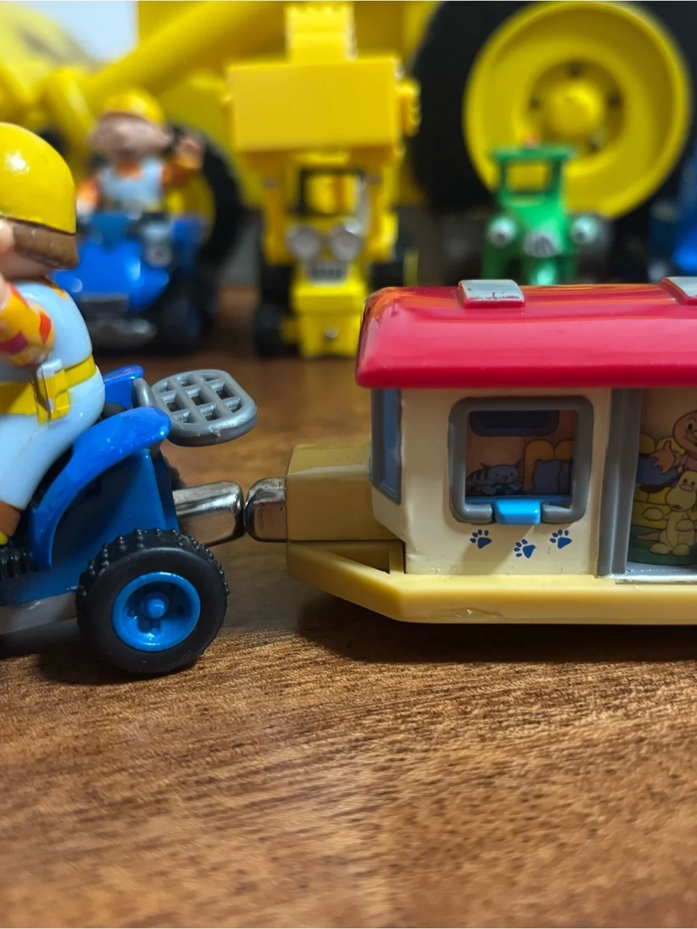 9 piece original bob the builder toy lot